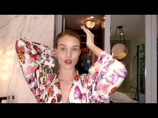 how rosie huntington-whiteley preps for the red carpet