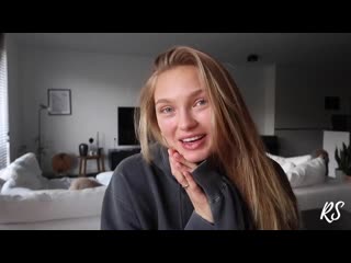 how i sculpt my face   natural face lift routine   romee strijd small tits