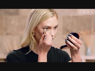 karlie klosss day to night make-up   british vogue