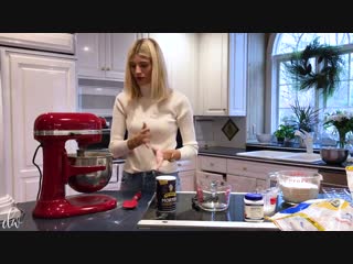 vlogmas   make christmas cookies with me   devon windsor small tits big ass