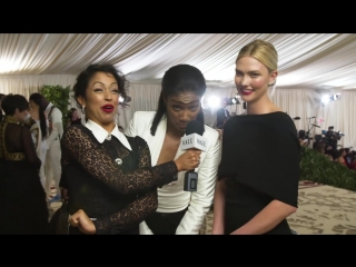 tiffany haddish and karlie kloss on dancing with michael b. jordan   met gala 2018 with liza koshy big ass small tits milf