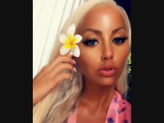 amber rose is an american model and actress.